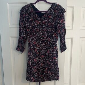 La Vie Floral Long Sleeve Dress size s